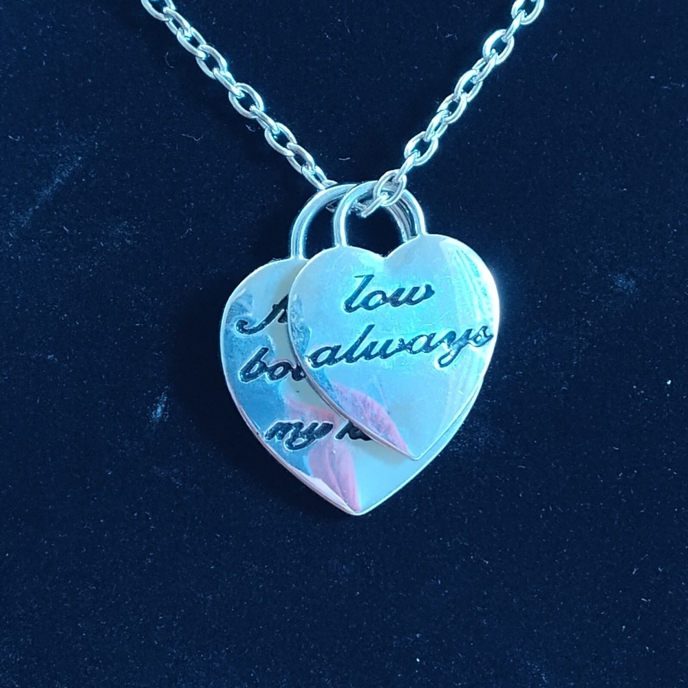 Heart Necklace "From The Bottom of my heart love always